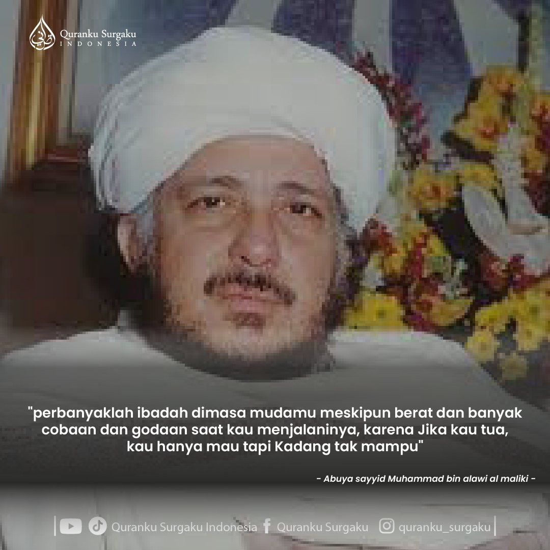 Perbanyaklah Ibadah Di Masa MudaMu

Al-Habib Sayyid Muhammad Al-Maliki

Tag:
Cas[er, Pemerintah, PPN 11%, Bukber, lesti, Sahur, Ramadhan, Hilal.