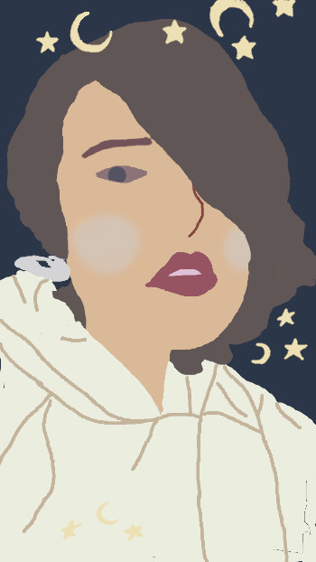 Billy_J_Watson's tweet photo. ~The Procyon Queen~

Digitally Drawn over a selfie of a friend. 
Done on GiMP (with a mouse)
May be Edited in the future. https://t.co/bptdxARI20