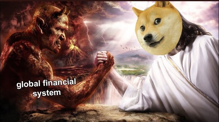 TheCryptoKennel's tweet photo. It makes sense that Satan would be trending right now.
Good vs. Evil.
The duality of man.
$Doge solves this.
#DoOnlyGoodEveryday
#FateLovesIrony
#DogecoinStandard
#Crypto https://t.co/bAsg5ST2zA