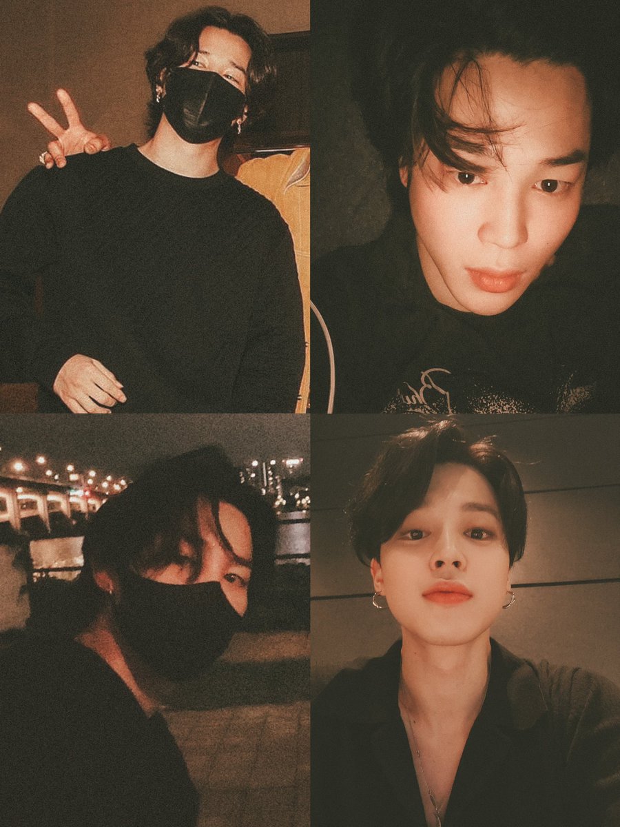 miniesdiary's tweet photo. long haired jimin with a black fit is another level of fine https://t.co/rokAo6k6tX