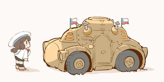 「帽子 戦車」のTwitter画像/イラスト(古い順)
