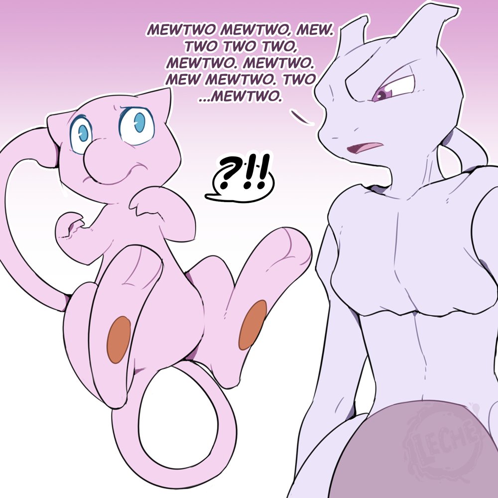 🌱🥛 Leche on X: shiny mew and mewtwo gettin along #pokemon #mewtwo #mew   / X