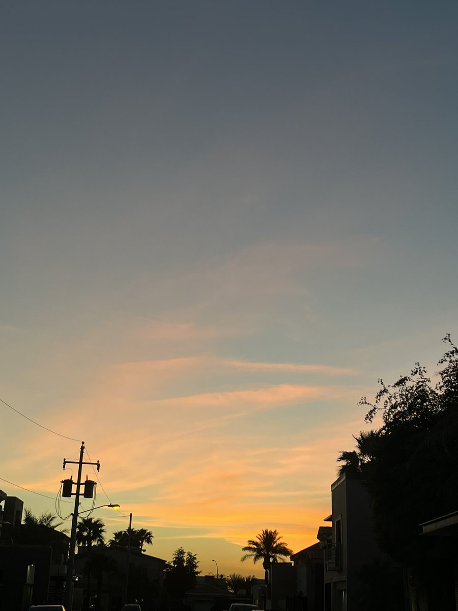 el sunset de hoy, that’s the tweet