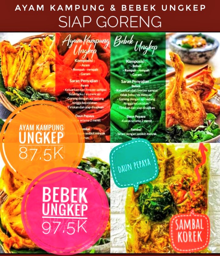 arieparikesit's tweet photo. Ready stock, bisa untuk kirim ke kerabat atau untuk persiapan sahur/buka di rumah.

- #OsCon 
- #Malbi 
- #Krengsengan 
- Ayam &amp; bebek ungkep
- Comro &amp; misro imut
- Serundeng Mesran Solo
- #Ruthab

Pengiriman by ojol (Jadebobek) atau
Paxel
Pemesanan 
https://t.co/fidR4edBQF https://t.co/I5x40Xrck9