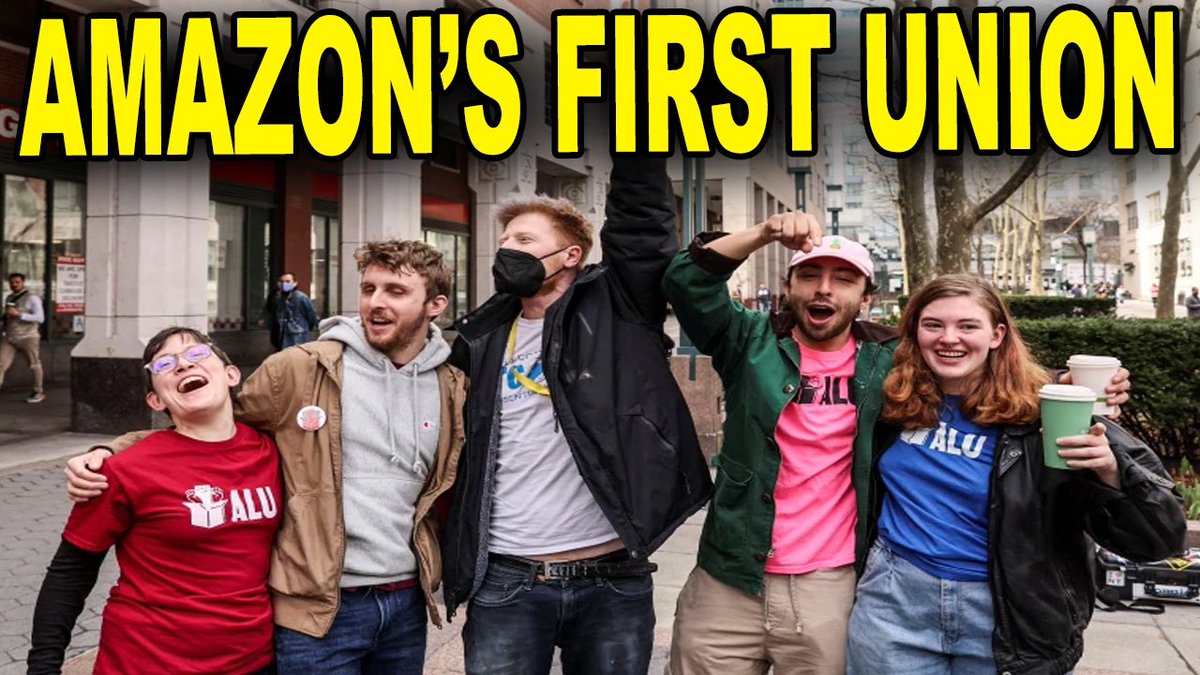 doobiedukesims's tweet image. Amazon workers at the JFK8 warehouse declared victory to form the first Amazon union
youtu.be/pKA6VATh7Ks #amazon #amazonworkers #amazonunion #amazonworker #viralvideo