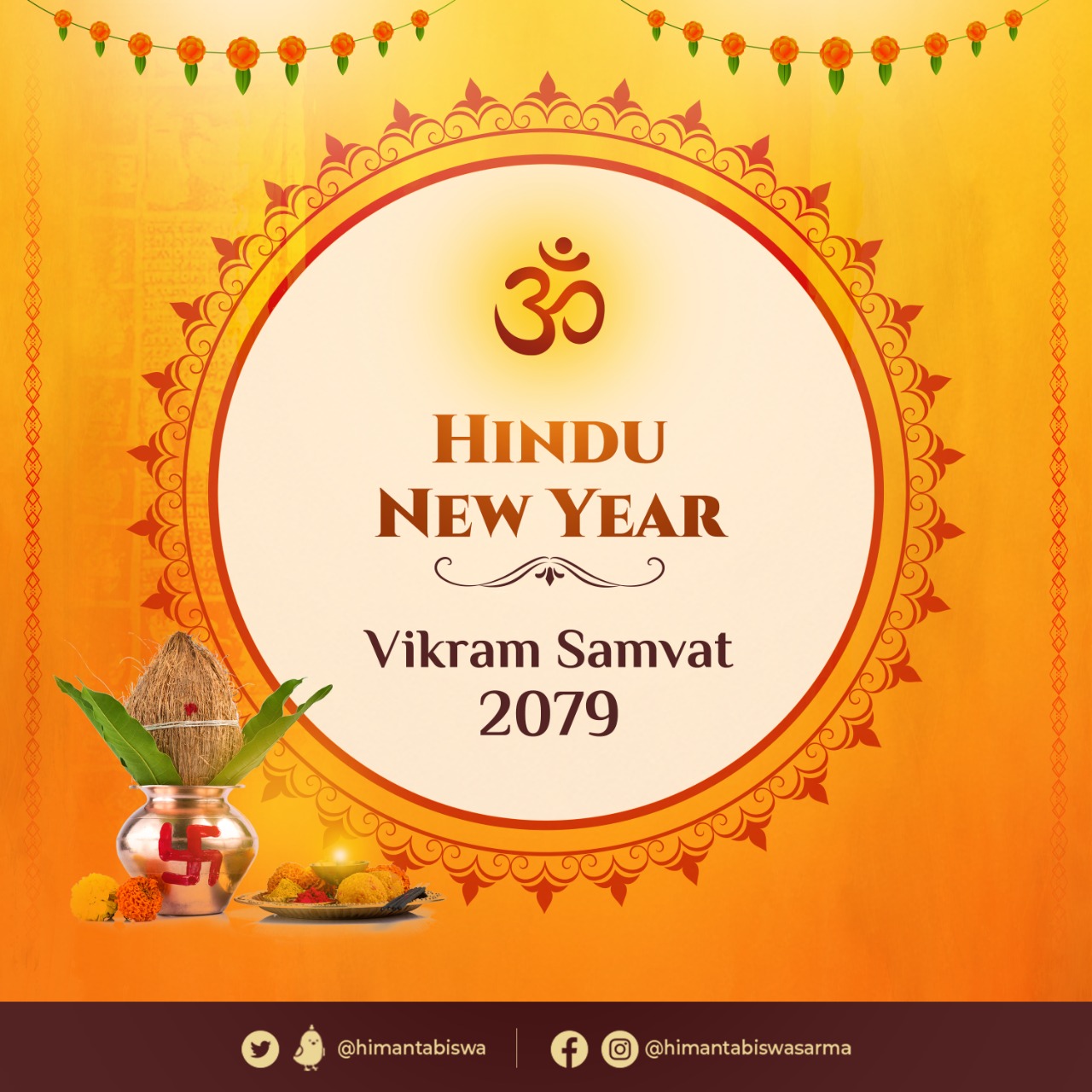 Himanta Biswa Sarma on Twitter "Greetings on Chaitra Shukla Pratipada