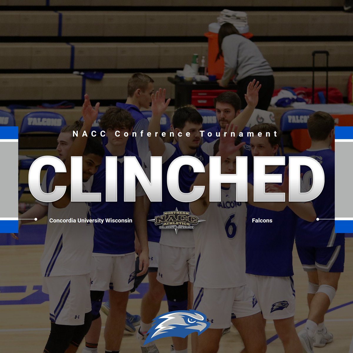 With tonight’s win your Falcons officially clinched a spot in the NACC Conference Tournament!