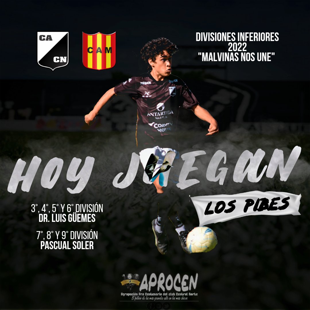 aprocen's tweet photo. Vuelven las #Inferiores
⚽ #CentralNorte - @clubatleticomitre

📍3°, 4°, 5° y 6° juegan en el Dr. Luis Güemes
📍 7°, 8° y 9° en el Pascual Soler.

#VamosLosPibes ⚫️ ⚪ https://t.co/PJ1tFx4toD