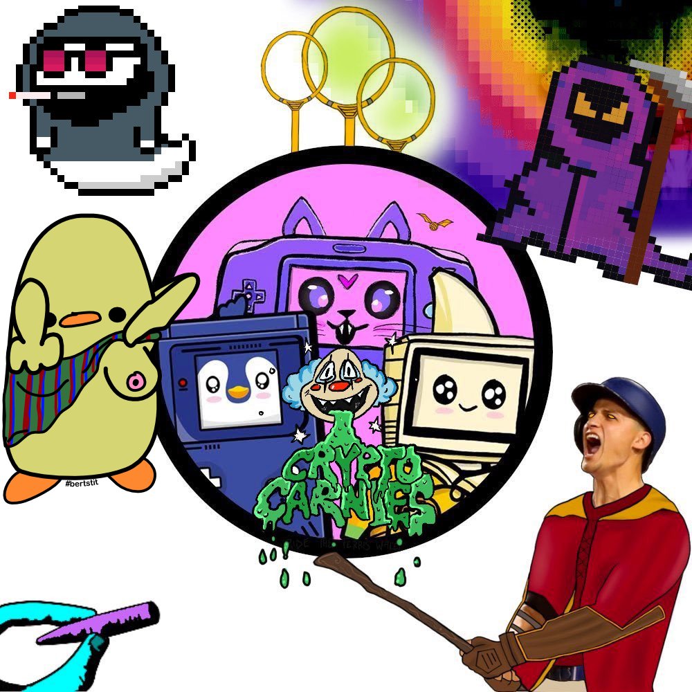 SkydenNFT's tweet photo. Hello Friends!👋

The next artist for our Community Mashups is @duckblobs🔥

They were nominated by @DigiGhostsNFT👻

Check out the piece they created⬇️
https://t.co/LNnfN7YLyp

Nice addition 😂👌Let's see who's next👀

#NFT #NFTCommunity #NFTs #NFTArt #CommunityArt #NFTArtists https://t.co/lWkaALWRxb