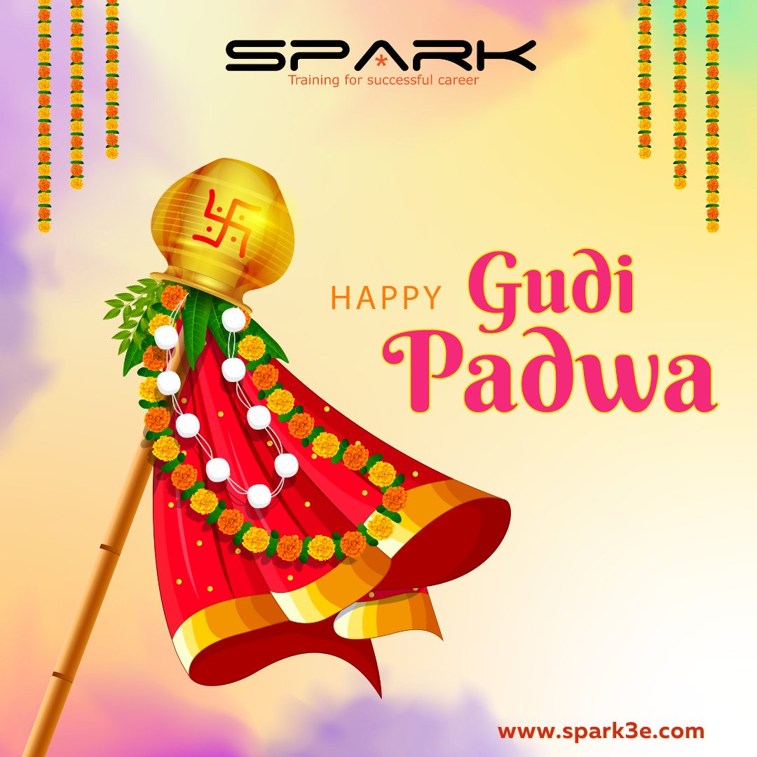 SPARK3E's tweet image. This Gudi Padwa, may your enemies become friends, the darkness of negativity fade away from your life, and you discover a new person within you. Wishing a very Happy Gudi Padwa to you!
#SPARKITTraining #SPARK #SparkTraining #gudipada2k22 #indianfestival #marathi #marathinewyear