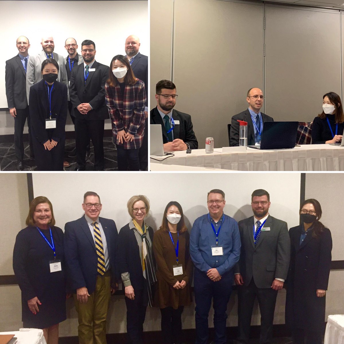 MizzouComm's tweet photo. The 2nd day of CSCA! #csca22 @MizzouComm scholars showed awesome leadership in the business meeting and had wonderful panel presentations in Political Communication Division #Mizzou #csca2022 #csca https://t.co/wvFXxVngV8