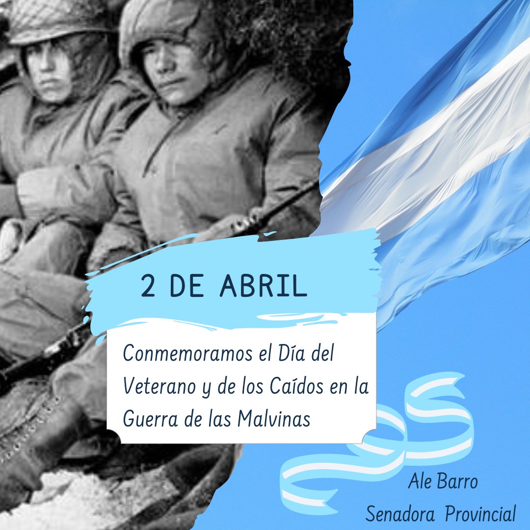 AleBarro5's tweet photo. En el 40 aniversario, honramos en su día a todos los veteranos y caídos en la Guerra de Malvinas.

¡Son y serán #MalvinasArgentinas! 🇦🇷 https://t.co/SSUVPPtIOV