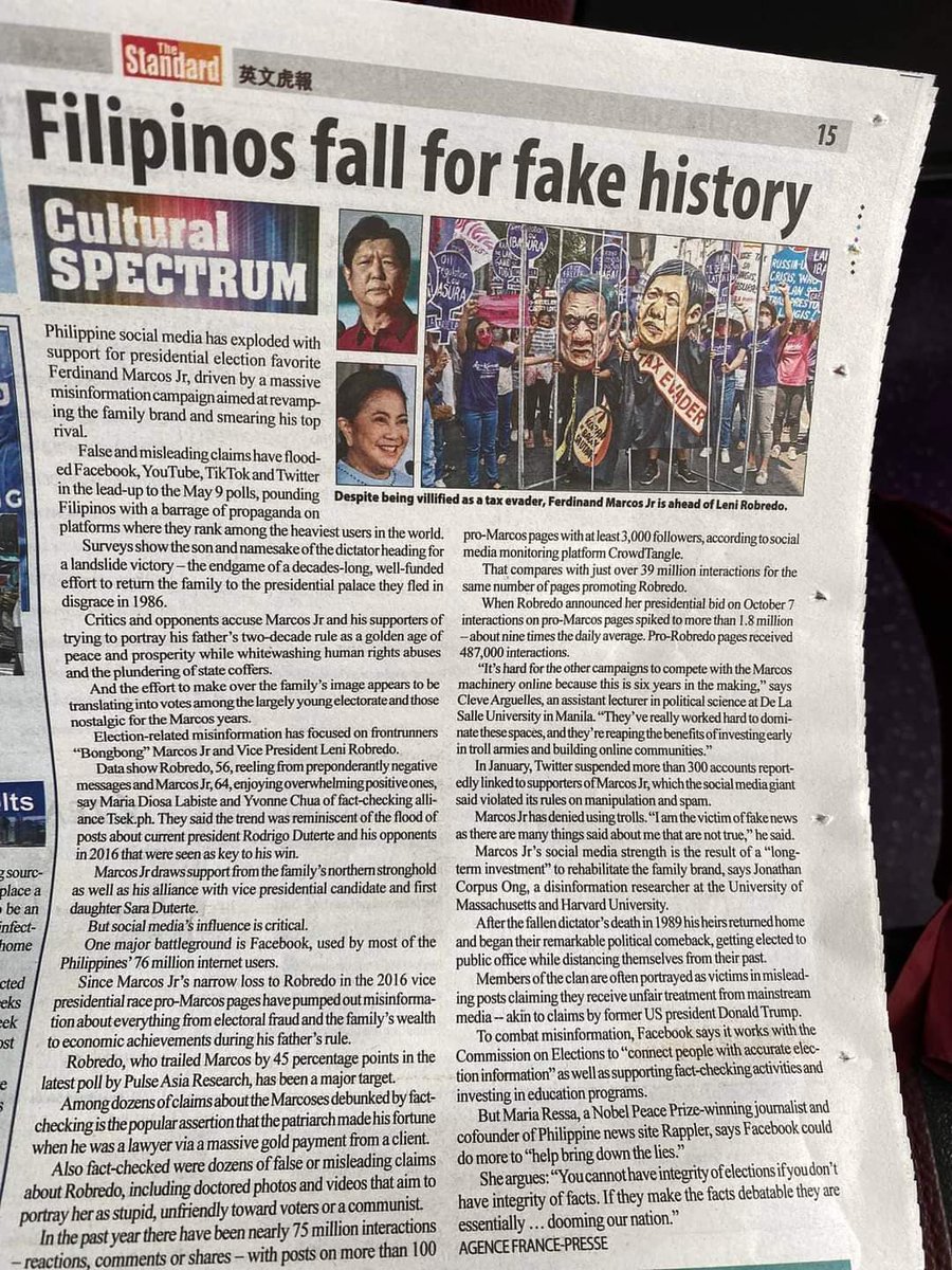 Please read and be informed from Hongkong Daily News just release