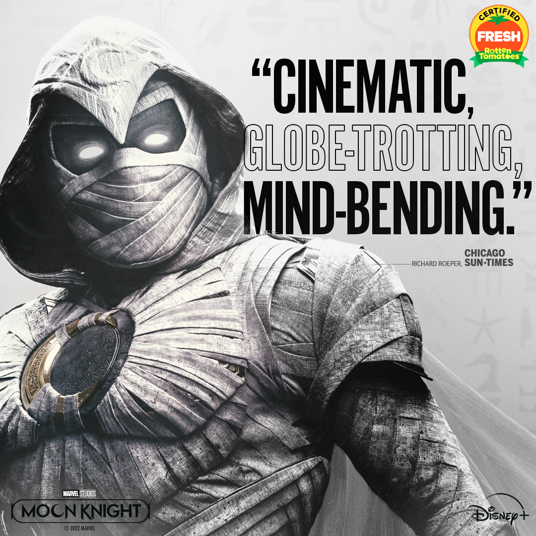 Moon Knight on X: Marvel Studios' #MoonKnight is certified fresh