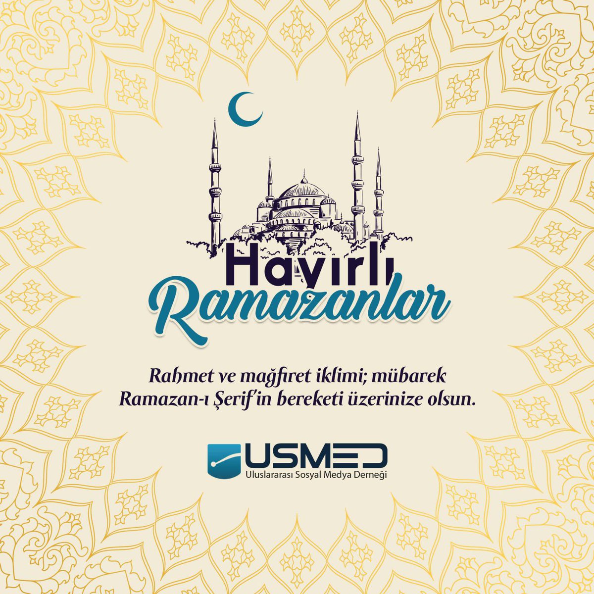 usmedayresmi's tweet photo. 11 ayın sultanı bereketi geldi Ramazan-ı Şerifimiz mübarek olsun🌙 #Ramazan #RamadanMubarak #RamadanKareem https://t.co/Gb9FmO36nA