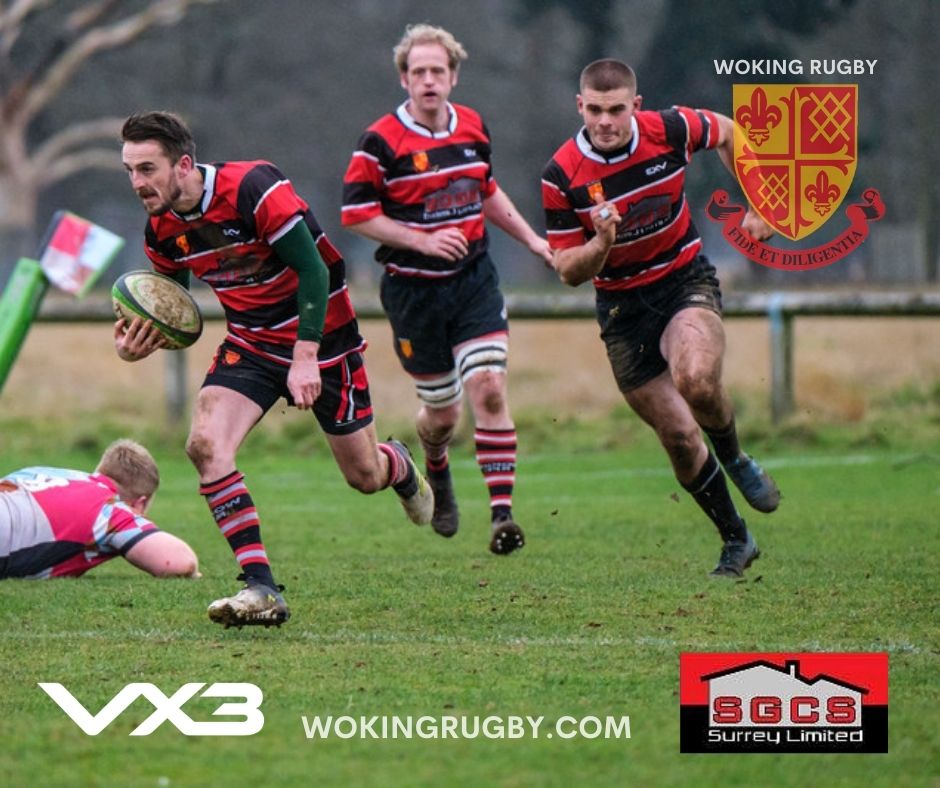 WokingRfc's tweet photo. Some of the more observant of you may have noticed the boys have been sporting our new home kit by @VX3. Finally, we get to where it at home this afternoon against Mitcham and Carshalton RFC. Kick off 2.30pm at Byfleet Rec. Thanks to SGCS Surrey Ltd for their continued support https://t.co/vWlb8yrrPe