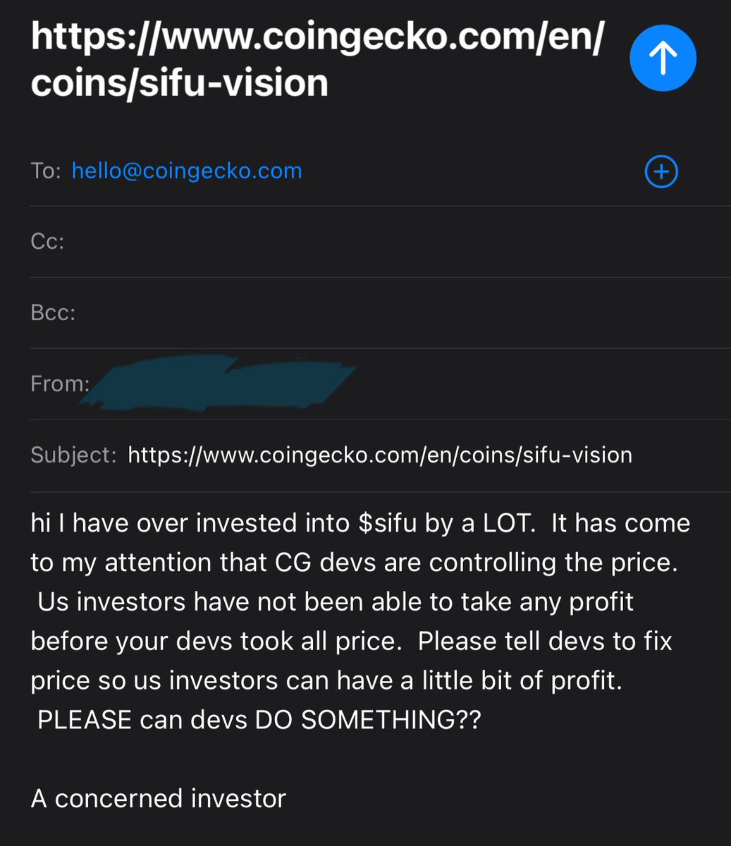 0xSifu's tweet photo. Just relaying the message 😂 @coingecko https://t.co/K2ns67VeK5