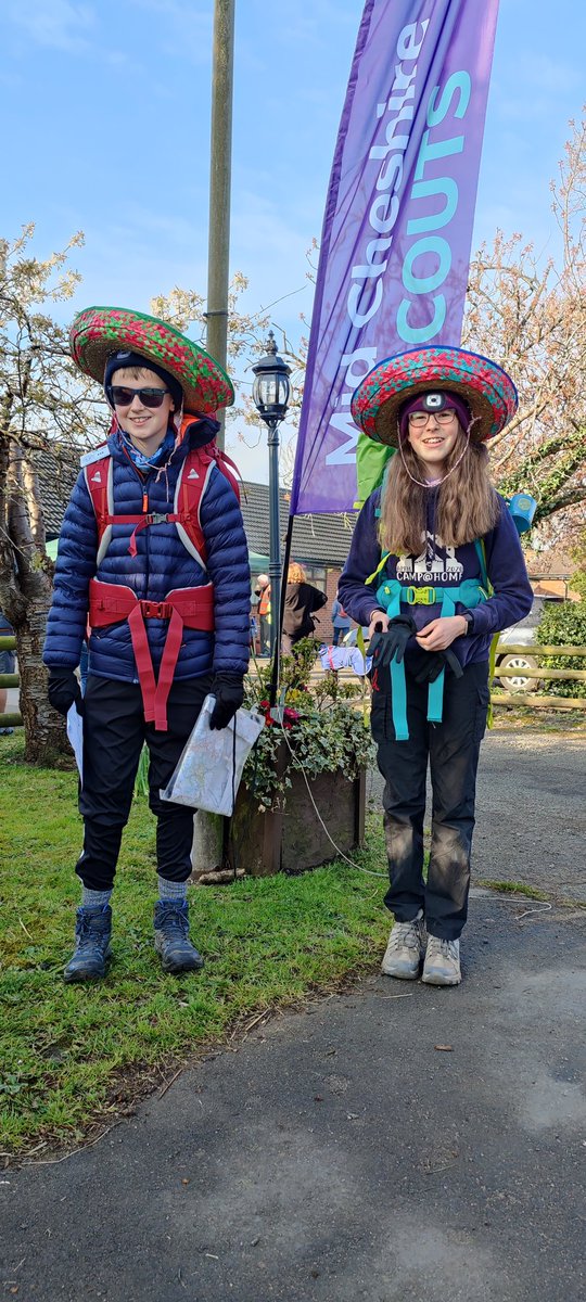 WillastonScouts's tweet photo. Teams #350 #351 #352 #352 safely en route. #cheshirehike #TeamSombrero https://t.co/OWez0UFwvR