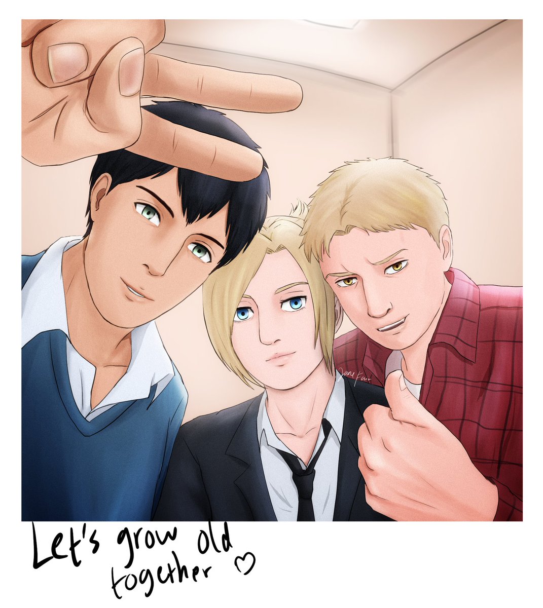 janefair03's tweet photo. Day 05 - Polaroid
"Let's grow old together" ✨🤍
#RBAWeek2022 #RBAWeek
#reinerbraun #annieleonhart #bertholdthoover https://t.co/VIz6qrg0GU
