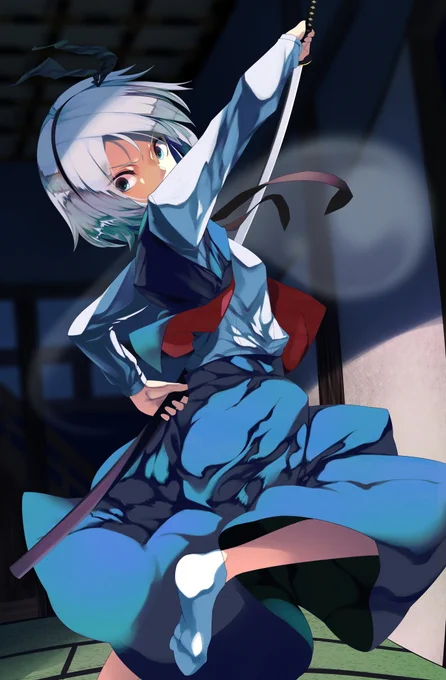 #東方Project #魂魄妖夢 
数か月放置してたのを仕上げました。 