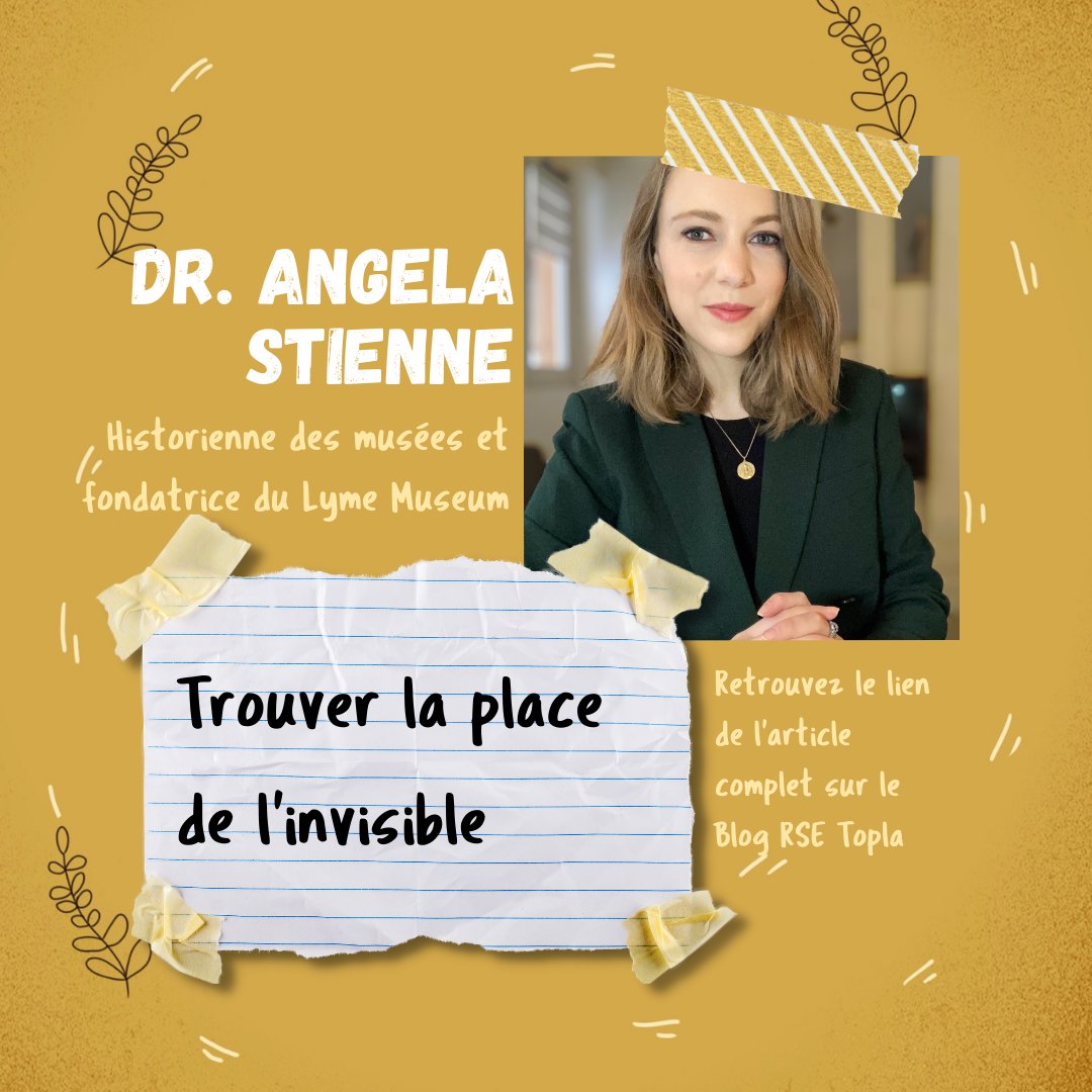 playtopla_twt's tweet photo. En France, 80 % des handicaps déclarés sont invisibles. Comment parler des maladies invisibles au travail ? C'est la question que nous avons posée à Dr @Angela_stienne, historienne des musées et fondatrice du musée #Lyme : https://t.co/IOEUaoRDDo https://t.co/1vRnvvM1Qa