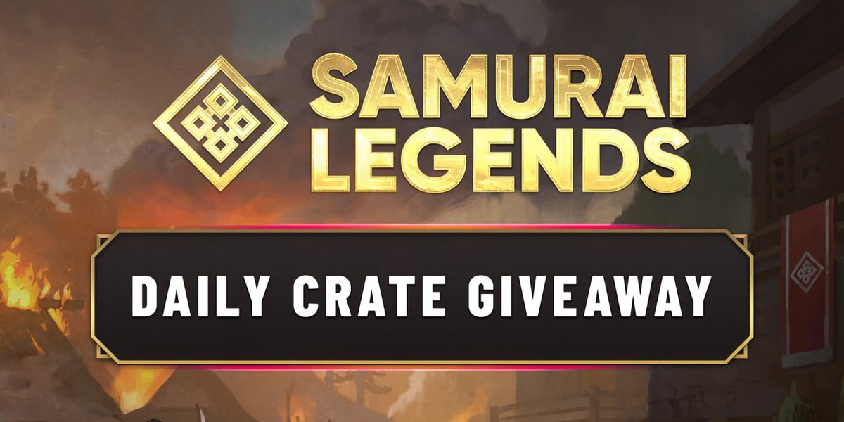 samuraiverse's tweet photo. 15 Winners: 1 Samurai Crate each worth 1000 $SMG! 

Follow these steps: https://t.co/GAzNTqlnZZ 

Do you have what it takes to win a @samuraiverse #SamuraiCrate? #P2E #NFTGiveaway #BSC #SamuraiLegends 

Retweet and tag 3 friends! https://t.co/ZsB7ZqXXoN