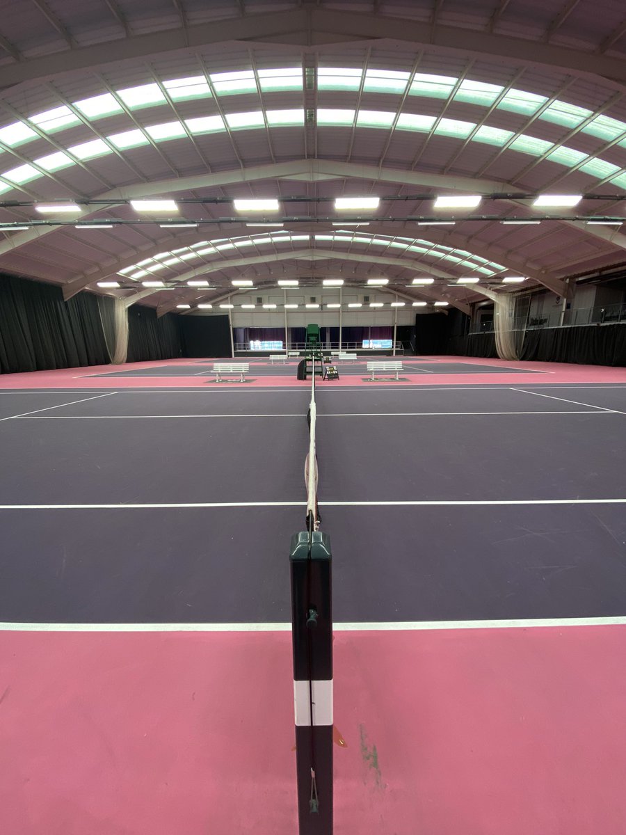 BritUniTennis's tweet photo. The calm before the storm ⚡️ 

Day 2 is now underway at the @BUCSsport Individual Championships 🤩

Keep up to date with all the results here 🔗https://t.co/P1ZYO3vPko https://t.co/VtbSQbwGIh