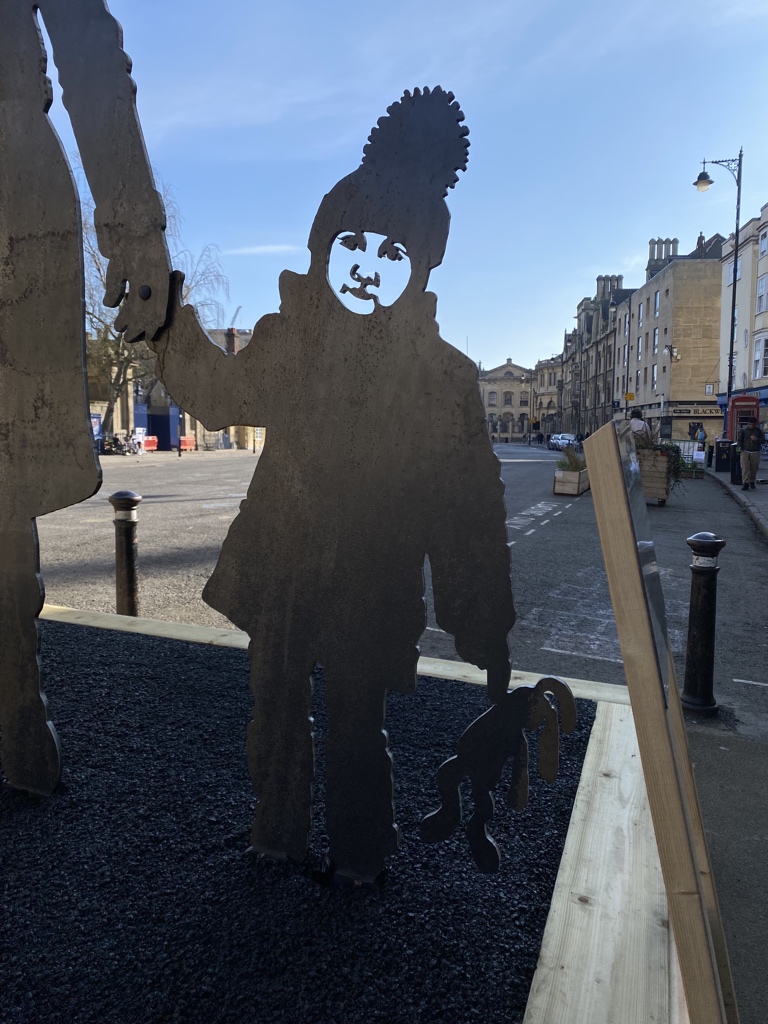 #StandingWithGiants art installation, Broad Street #Oxford #Ukraine️