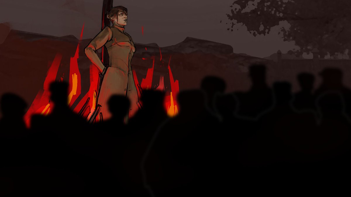 MattKanadaArt's tweet photo. — Is it? Do you really not understand? She didn't tell you? Didn't tell about your relationship with the Authorities? With these little monsters. They hate her. 

#pathologic #морутопия https://t.co/zPDj5UkrWZ