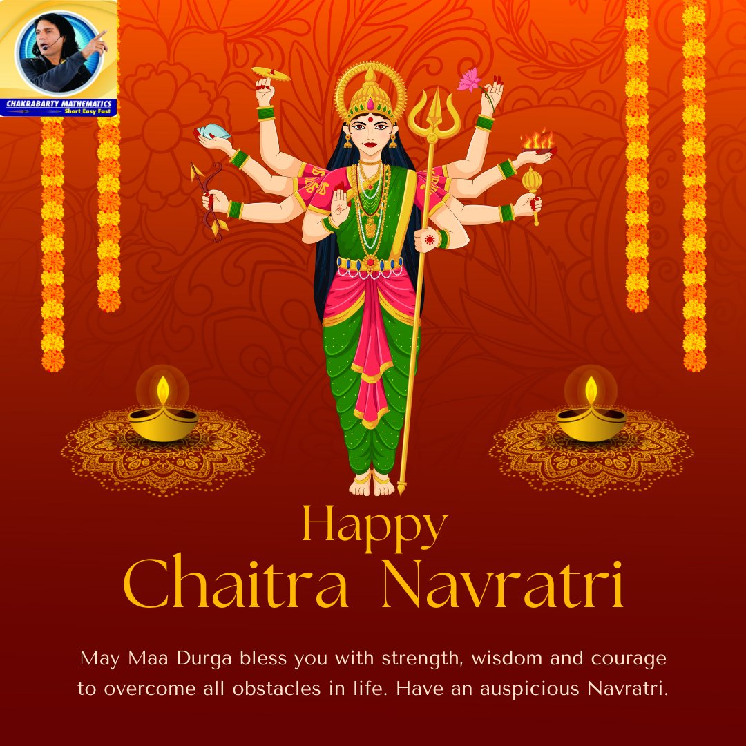 ChakrabartyMath's tweet photo. Happy Chaitra Navratri 2022 https://t.co/coU2aCFwCX