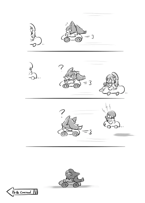 🐢=
🐺=  🦆,, ☄,,
#ゆるホロチームカート #みおーん絵 