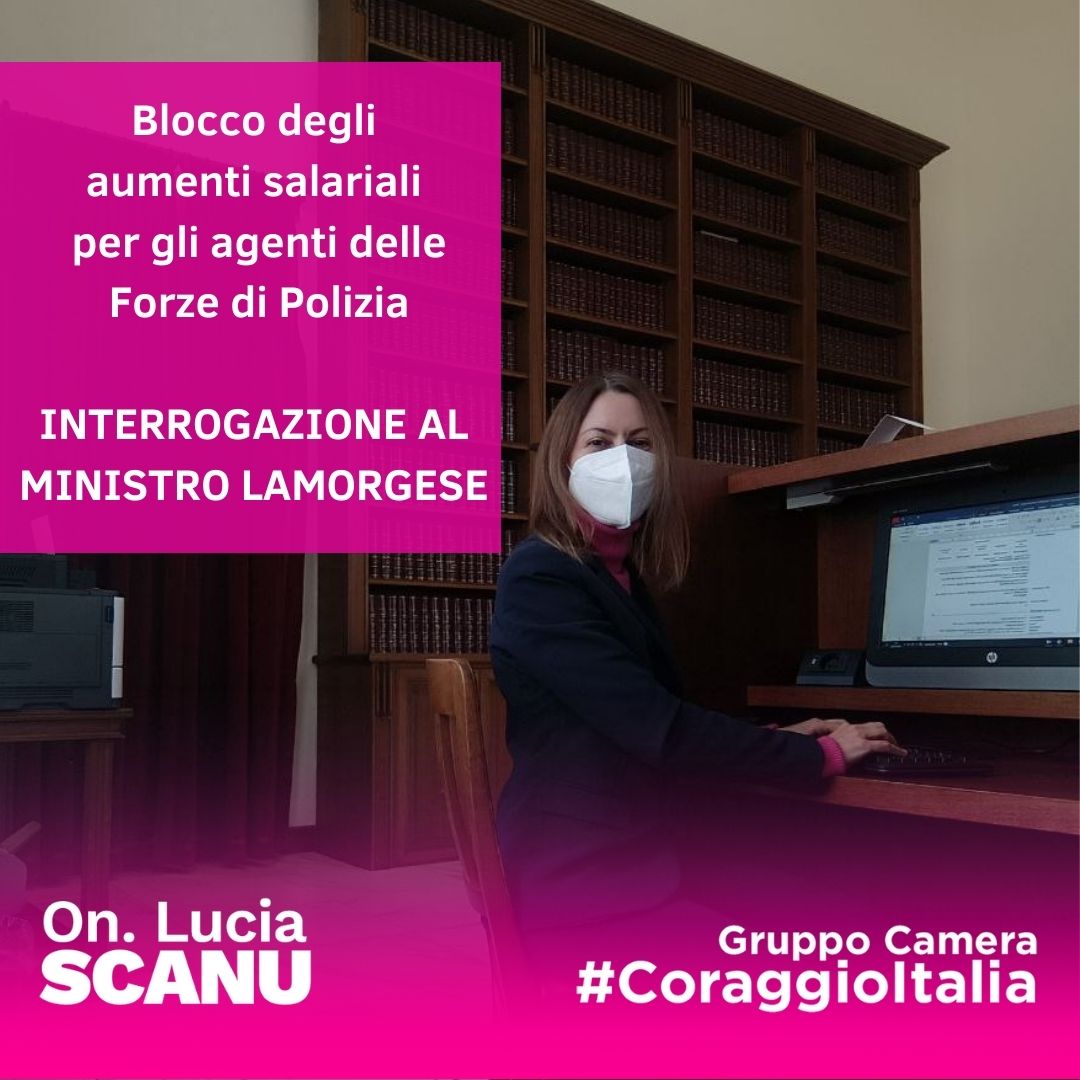 Ho presentato un’ #interrogazione al #MinistrodellInterno per fare luce sullo stop riguardante gli aumenti degli #stipendi degli agenti delle #forzedipolizia, che avrebbero dovuto subire un incremento a partire da gennaio 2022. <a href="/poliziadistato/">Polizia di Stato</a> <a href="/_Carabinieri_/">Arma dei Carabinieri</a> <a href="/GDF/">Guardia di Finanza</a>