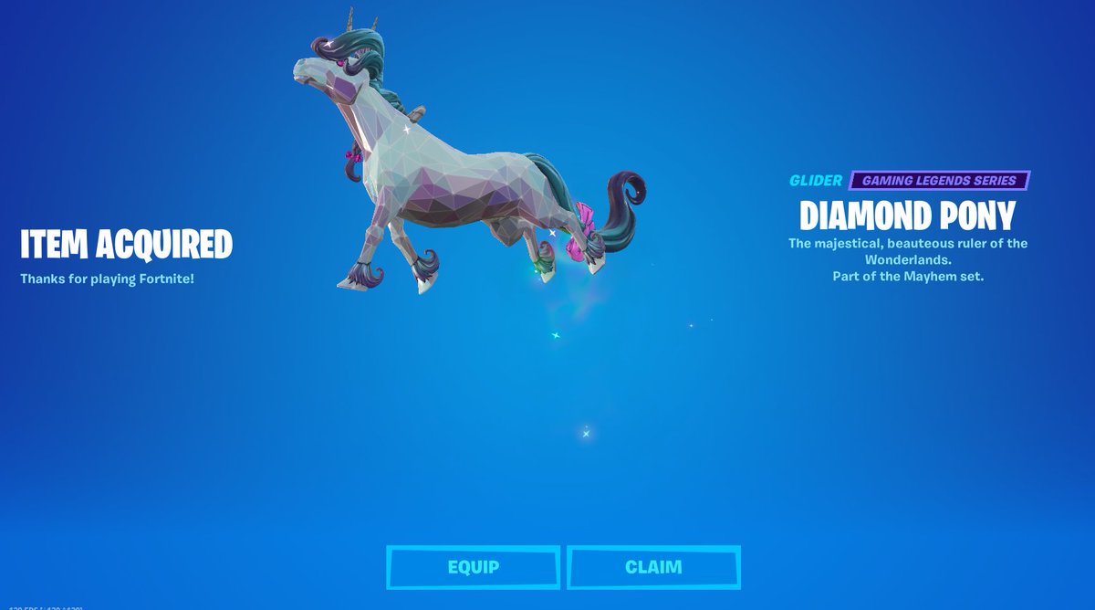 AquilaxTV's tweet photo. Bought the Diamond Pony glider using code FrostyTheGoatz to support bestie @FrostyTheGoatz 💜 https://t.co/bw8ApbfWE9