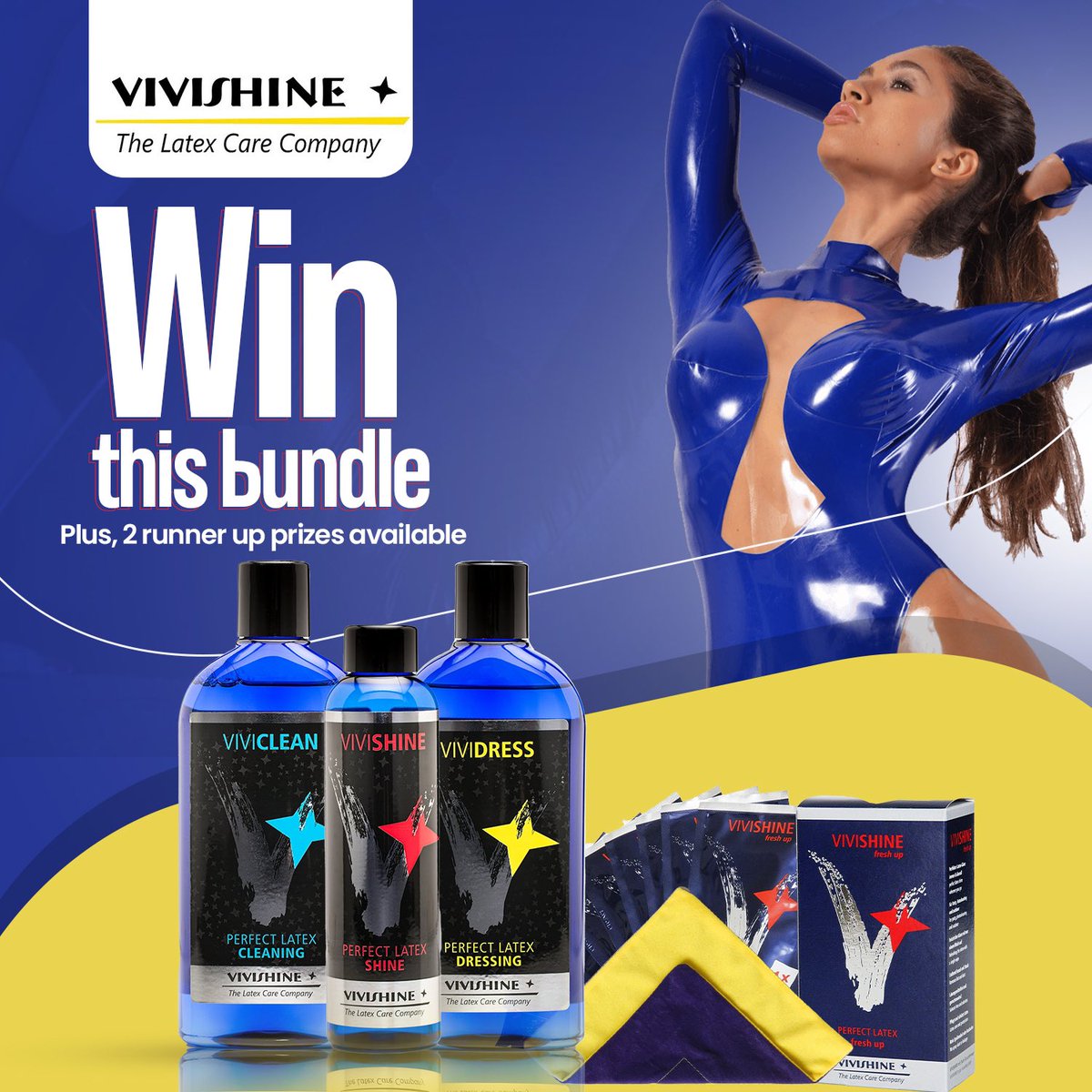 hausofmontagu's tweet photo. Everyone loves tight shiny rubber right? 😍

Fancy winning this Vivishine bundle? 

Just follow @hausofmontagu and retweet this post. 

#Competition closes 6th of April! 🤞 https://t.co/7IhhILnXfH