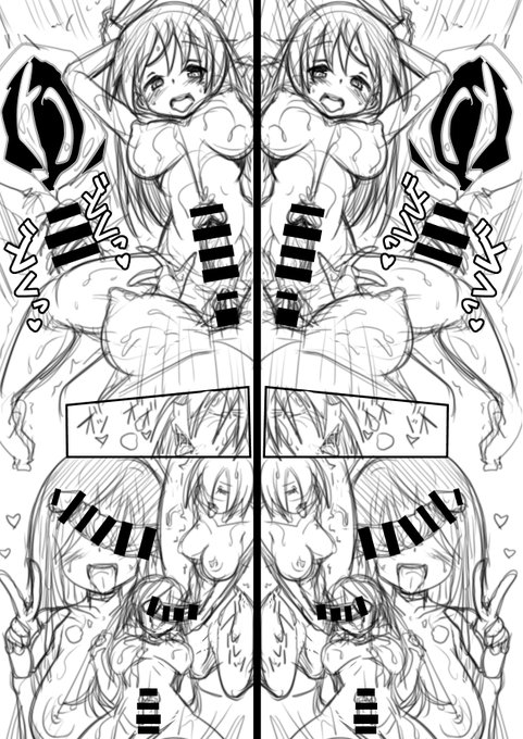 【R-18】【ふたなり】【ラフ画】対称定規を使用しバランスを確認しつつ、ふたなり絵の練習。…まだ色々と足りない。

#ふたなり #futanari #dickgirl #R18 #エロ絵 