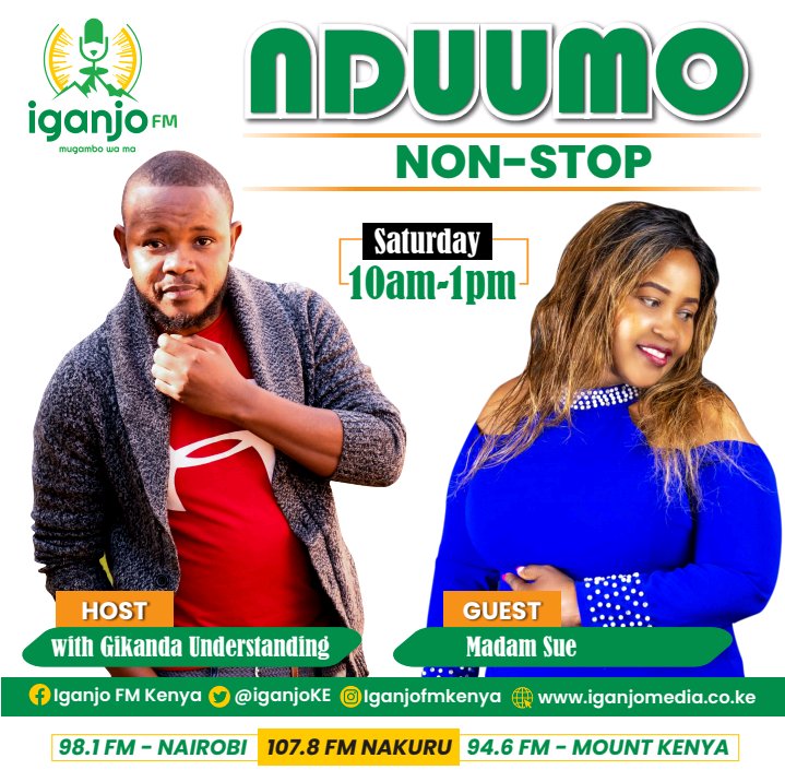 #NdumoNonStop... @IganjoKE #WachaVolumeIsumbuemtaa..