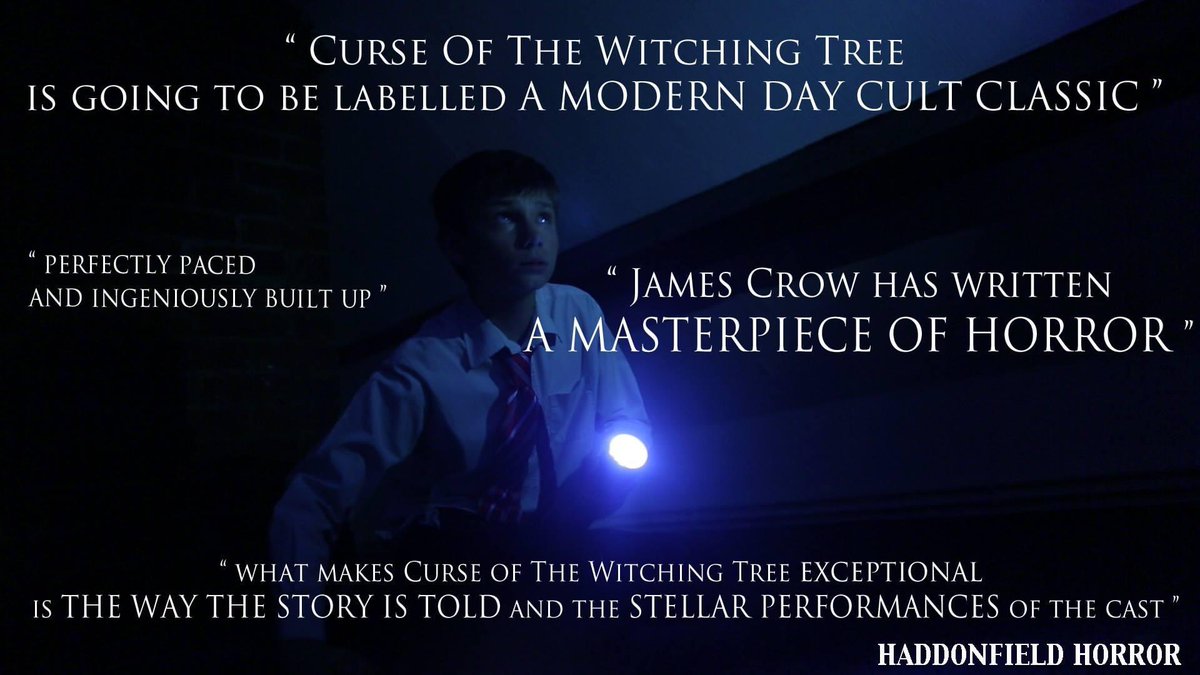 7 years ago today <a href="/HaddonfieldHor/">Haddonfield Horror</a> called Curse of the Witching Tree a masterpiece of horror and a modern day cult classic! <a href="/JamesCrowFilm/">James Crow</a> <a href="/LastDragonUK/">LAST BRITISH DRAGON</a>