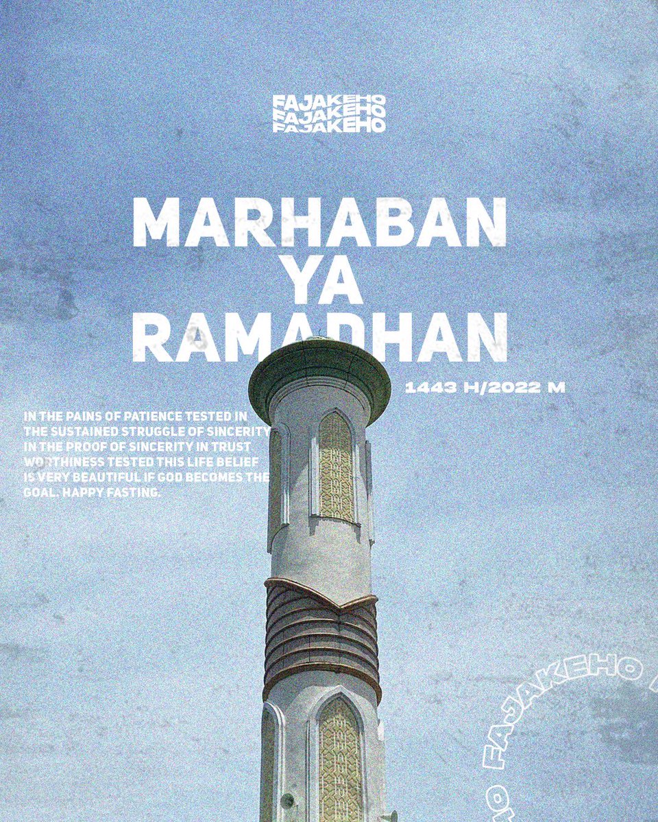 Selamat berpuasa basudara samua ..