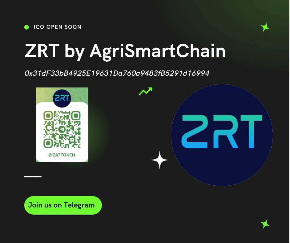 ZRT Token is a life 🏦❤️❤️#agrismartchain #CryptoNews #Binance #agriculture #Farming #africa