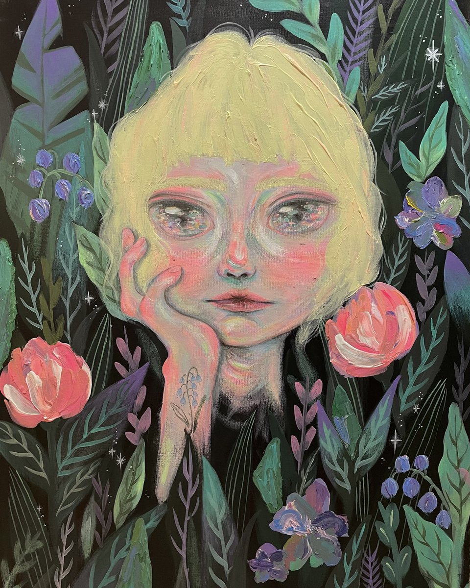 우리에서 벗어난 우리.
580X840(mm) mixed media on canvas. 2022.