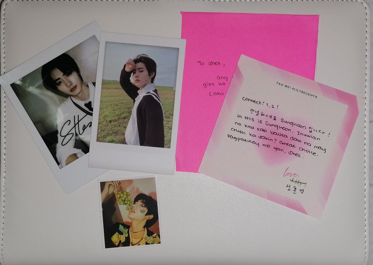 shellxcart's tweet photo. [today's #shellmails 💌]
╰ from: @LILYXCART | #lilyreceipts

thank u so much for this giveaway 😭 charot lang pero thank uuu saur much @LILYXCART for this😭😭😭💗💗💗 pina babysit ko lang naman si sunghoon poke cheeks sayo bat may pa hoon yet pola na kasama😭 labyu talaga<333 https://t.co/lnJCpJ4DFE