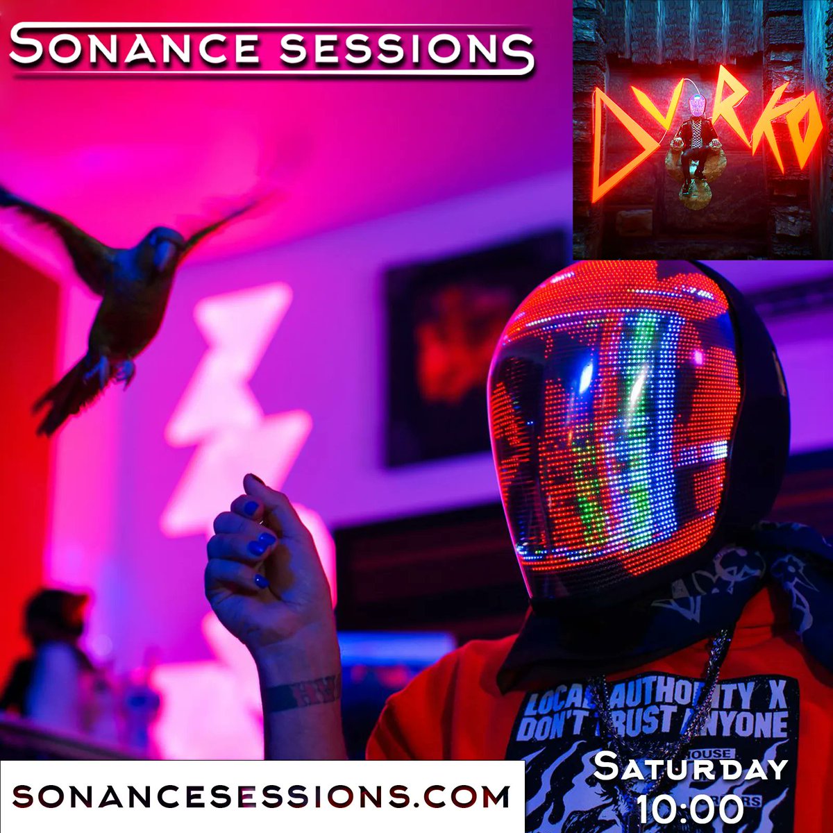 sonancesessions's tweet photo. On Sonance Sessions Radio Now @whoisdvrko DVRKADE Radio. Mute the noise and step inside DVRKO’s mysterious portal for releases and remixes straight from the enigmatic producer himself. #Tunein https://t.co/Po0A9Ps0JO #DVRKO #DvrkadeRadio #HouseMusic #EDM #edmradio #radioshows https://t.co/pajKAstkMU