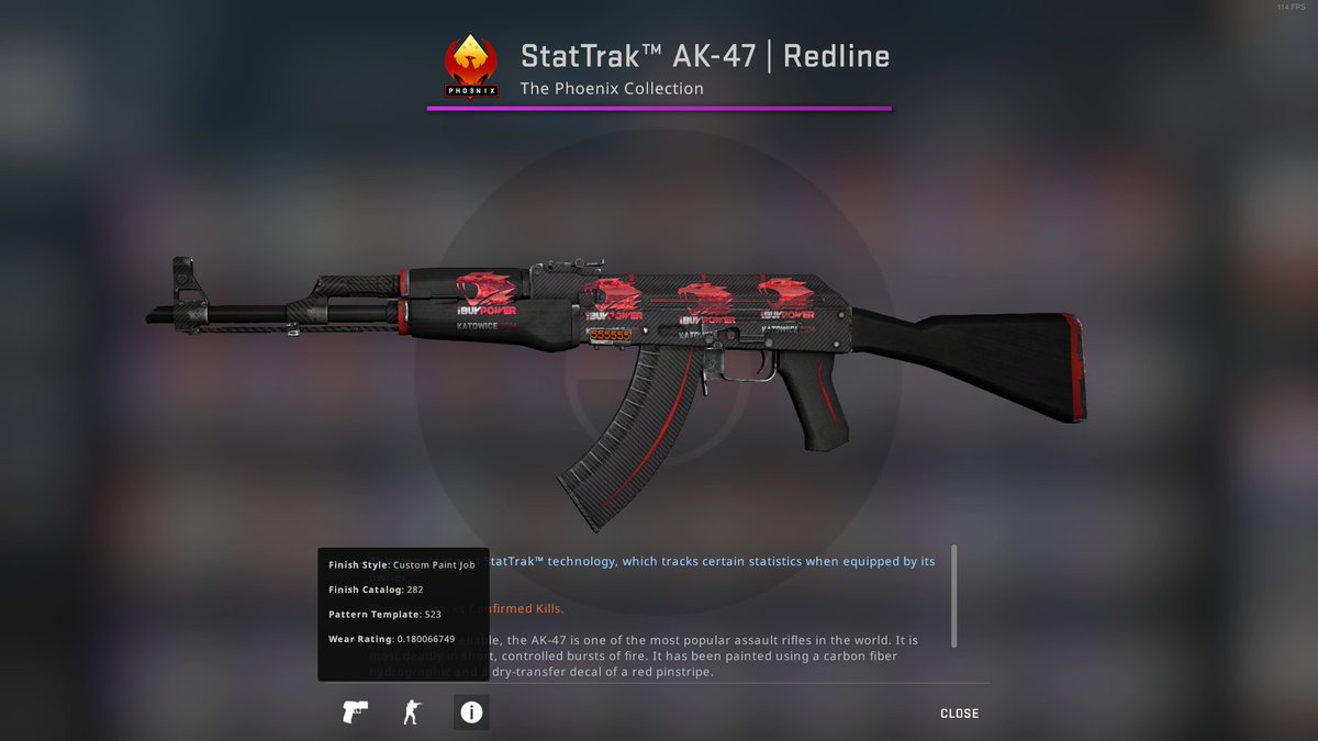 Last year I never thought I'd own a 4x item again. Here I am now with an ibp redline... Thank you so much to <a href="/Astrooobot/">zidny Kamm</a> for being so flexible with the transaction.