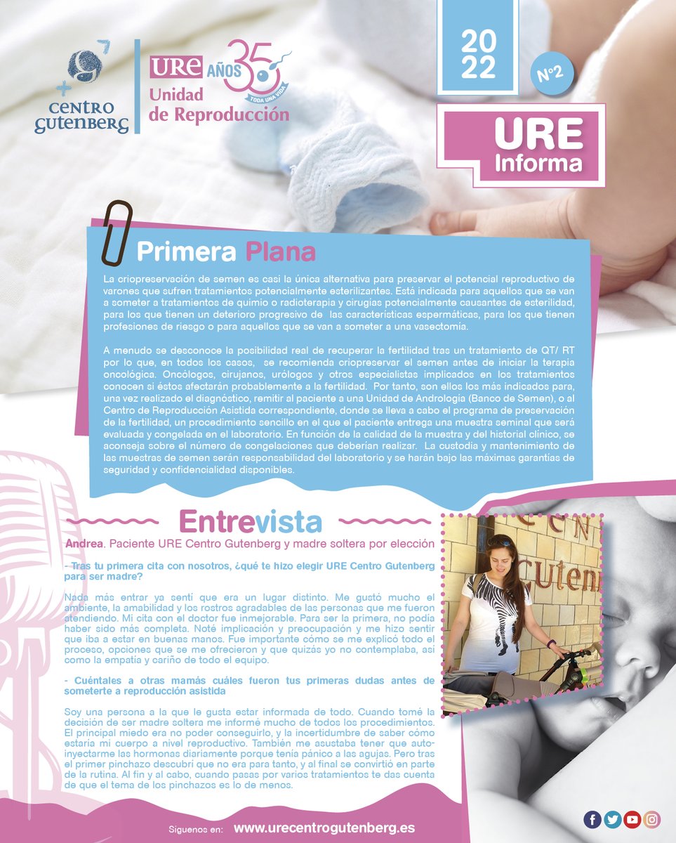 URE_Gutenberg's tweet photo. ✨ Nuestro #UREInforma ✨
Esta edición con la participación de nuestra 
@mama_pinguino
 ¡Gracias! 🙌
Además, hablamos con el #DrÁlvarez 
@urecap
 de  #estimulaciónováricaduoStim y #endometriosis
¡No te lo pierdas! https://t.co/usmn2Dgns0