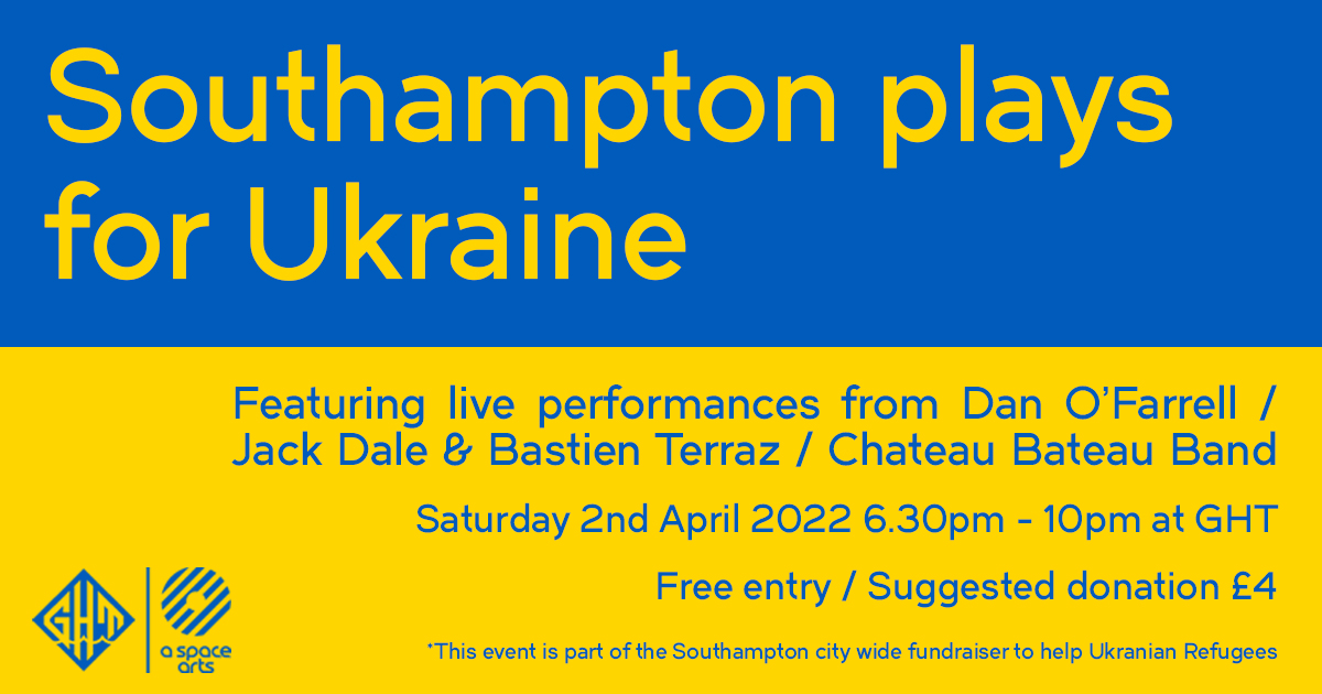 ght_soton's tweet photo. Join us tonight for Southampton Plays for Ukraine as some of the city's most talented musicians perform here in the Old Town and support the community fundraising efforts for the ongoing crisis in Ukraine 🇺🇦🎶

6.30pm - 10pm at GHT. Find out more 👉🏼https://t.co/u2MIkXUDG5 https://t.co/LUfciX9ohg