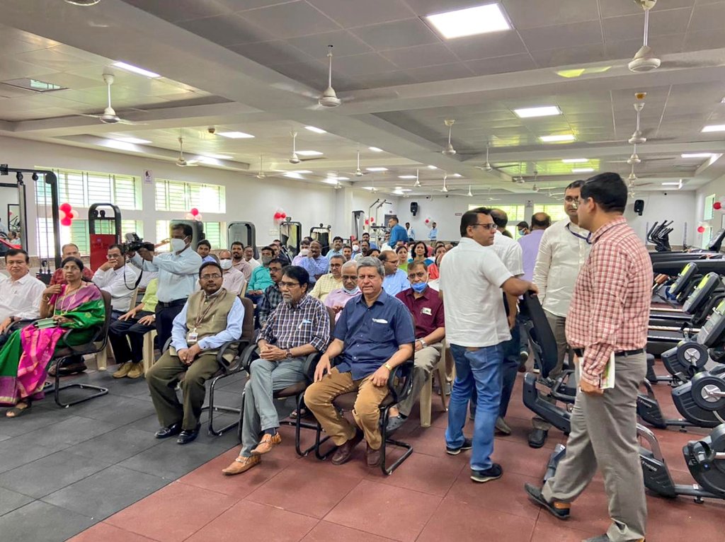 Drsubhassarkar's tweet photo. Visited @VNITN today and inaugurated Health Club in the campus. It will ensure the fitness and health of students and faculty members. https://t.co/CwBAojzObw