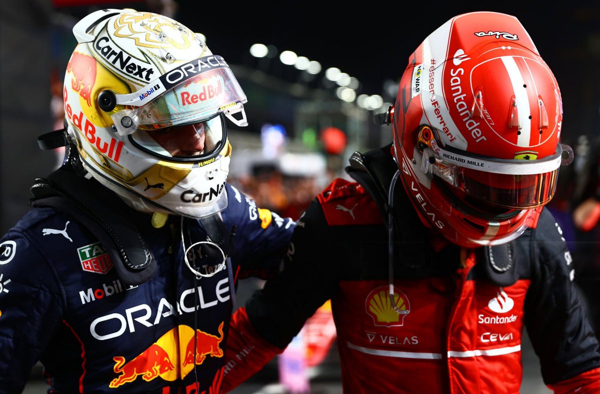CLeclercFans's tweet photo. #OnThisDay - 27.03.2022 :

@Charles_Leclerc terminait deuxième du #SaudiArabianGP après avoir lutté toute la course contre @Max33Verstappen !

Photo : @F1HQ_

#F1 #TeamLeclerc #EssereFerrari #Charles16 #Ferrari #Leclerc #Sainz #Verstappen #CL16 #CharlesLeclerc #BackTo2022 https://t.co/YNXtocWT5J