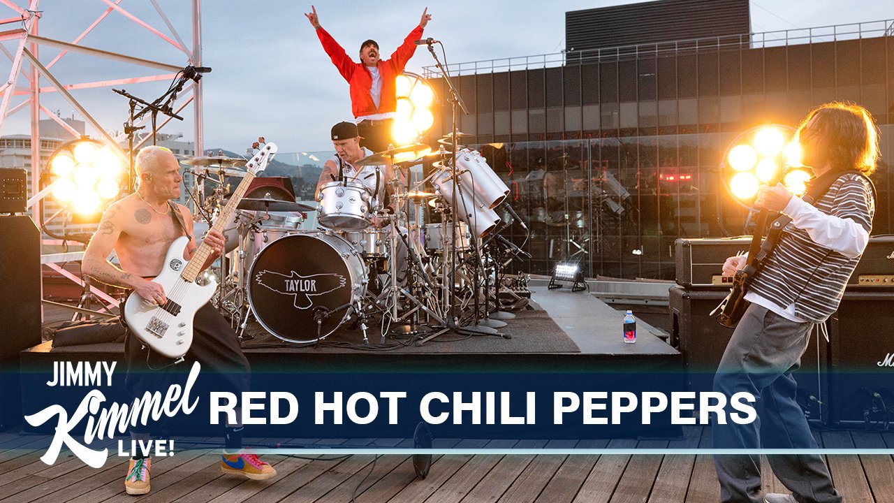 Jimmy Kimmel Live on Twitter "Red Hot ChiliPeppers perform These Are