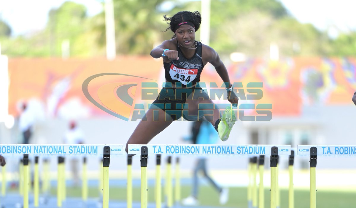 BahamasAthletic's tweet photo. Heptathlon Girls 100mhU-20 Finals                                                                      
  1 Cambridge, Kaiya 17 Power Athletics   
  2 Miller, Shaunece 18 Bahamas Speed DY         
  3 Cambridge, Keiana 19 Power Athletics   
  4 Black, Laniqua 18 Rock Athletics https://t.co/2mxKO7n4lG