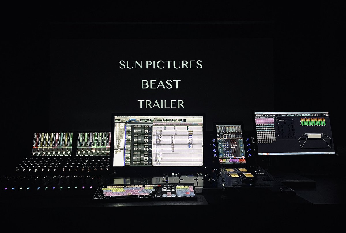 Back with the team 🔊 This time with one and only Thalapathy @actorvijay sir ❤️❤️❤️ #BeastTrailer is on the way #SoundDesign #SoundMix #DolbyAtmosMix #Beast @Nelsondilpkumar @anirudhofficial @alagiakoothan @vinhariharan @Nirmalcuts @sunpictures